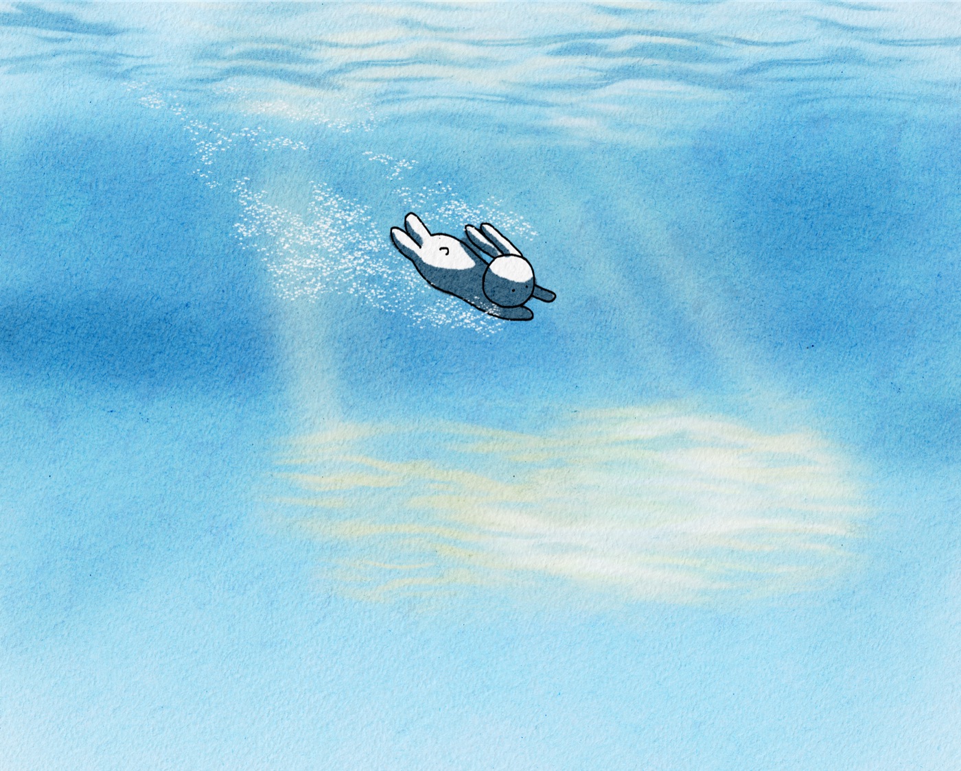 🏊🏻🐇