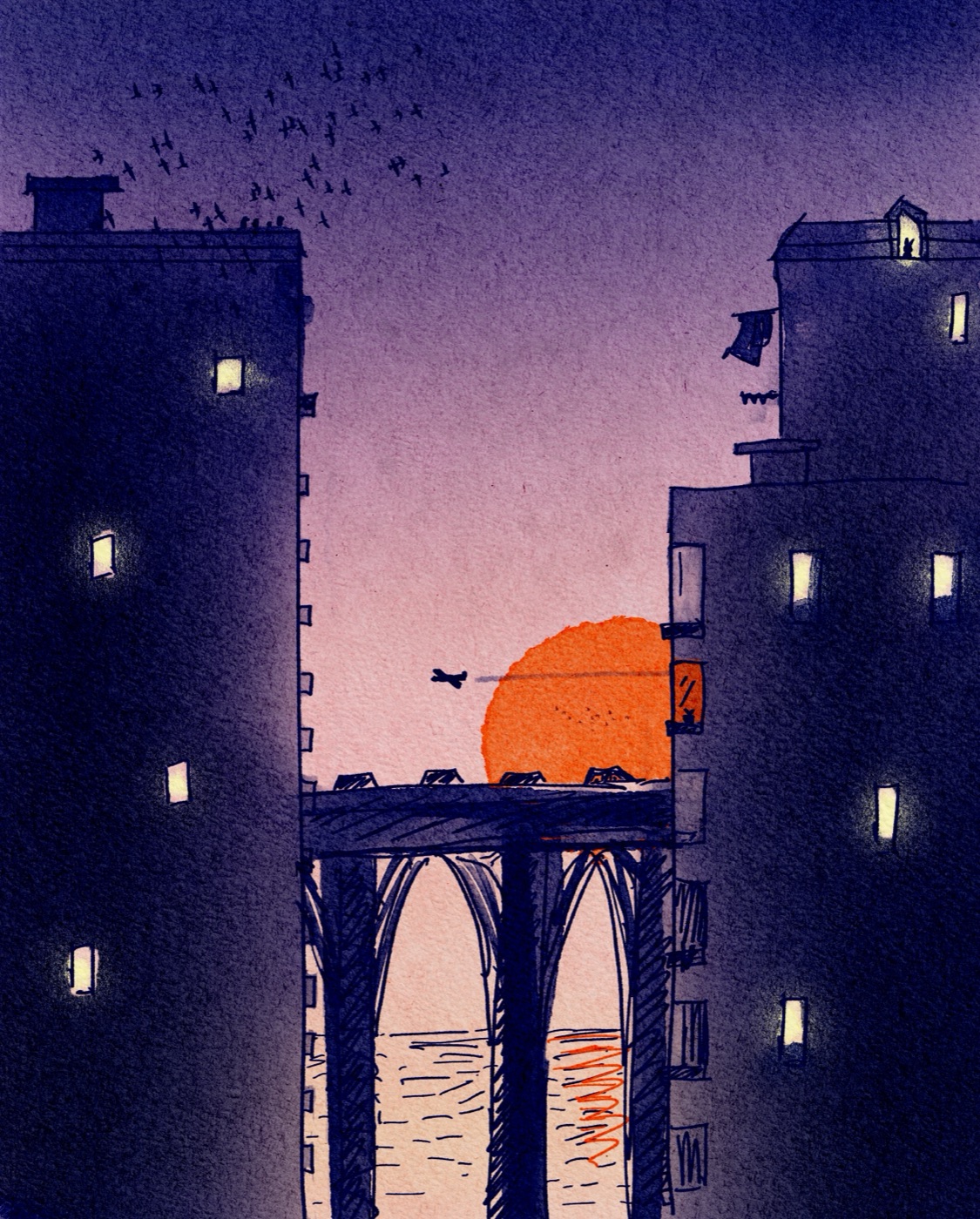 A Huge Sunset
